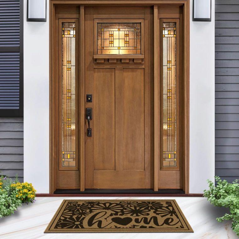 HOMELOVEeE Χαλί Εισόδου με Σχέδιο για το Σπίτι