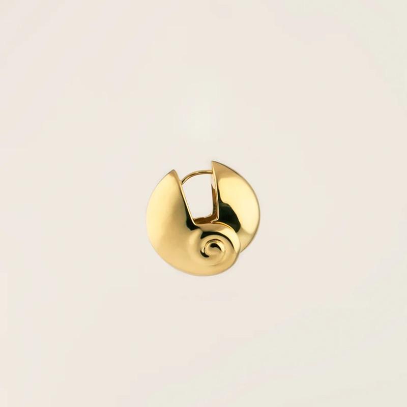 Unique Personality, Fashionable Spiral Ear Buckle Earrings, Niche Design, Simple Temperament, Trendy Style Earrings, Women