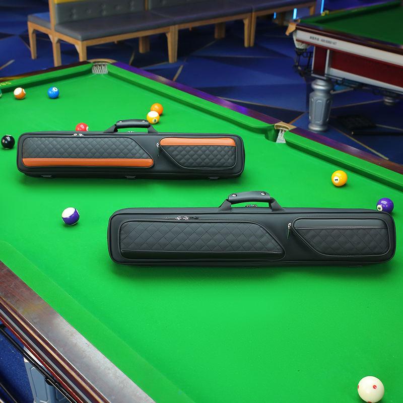 Pool Cue Bag 1 or 2 Cue Capacity Waterproof Oxford Fabric Lightweight Dustproof with Shoulder Strap For Snooker Tournament