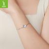 Blue Oil Drop Butterfly Bracelet Women'S Cross-Border Simple Mori S925 Sterling Silver Bracelet Jewelry