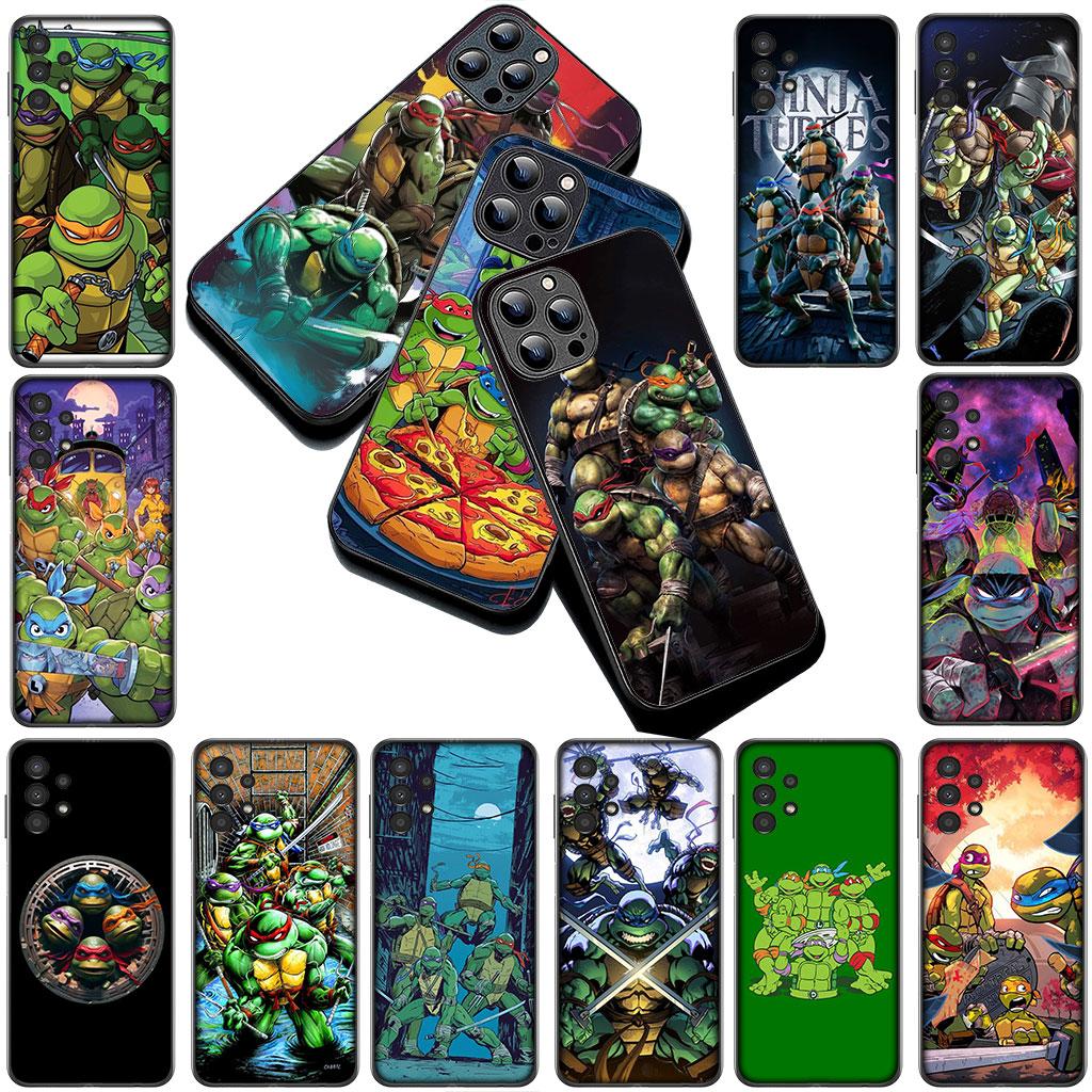 Phone Cover for Samsung Galaxy S22 S21 S20 FE Ultra Plus A07 A17 A15 A16 A25 A57 A37 Case Anime N-Ninja-Comics T-Turtles-Lovely