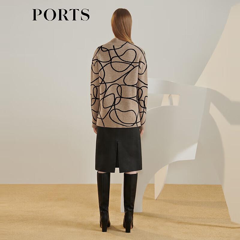 PORTS Women's Cashmere Blend Turtleneck Sweater