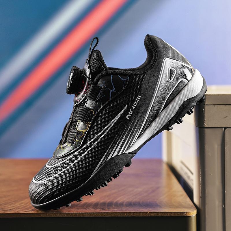 Children Elementary School Students Rotary Buckle Football Shoes Boys Girls Kindergarten Boys Shredded Nails Football Shoes Children's Football Shoes