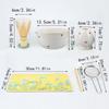 4/5/6 PCS Bamboo Whisk Heart-Shaped Matcha Bowl Strainer Mesh Matcha Whisk Set  Tea Preparation