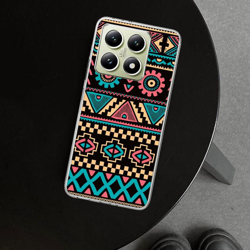 

African Style Fabric Pattern Phone Case Cover for Xiaomi Redmi Note 15 14 13 12 11 Pro Plus 14S 12S 11S 11T 11E 10S 10 Customize Redmi Note 12 Pro 4G