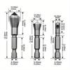 3 Pcs/Set Countersink Deburring Drill Taper Hole Cutter Plastic/Aluminum/Wooden Countersunk Head Chamfering Tools