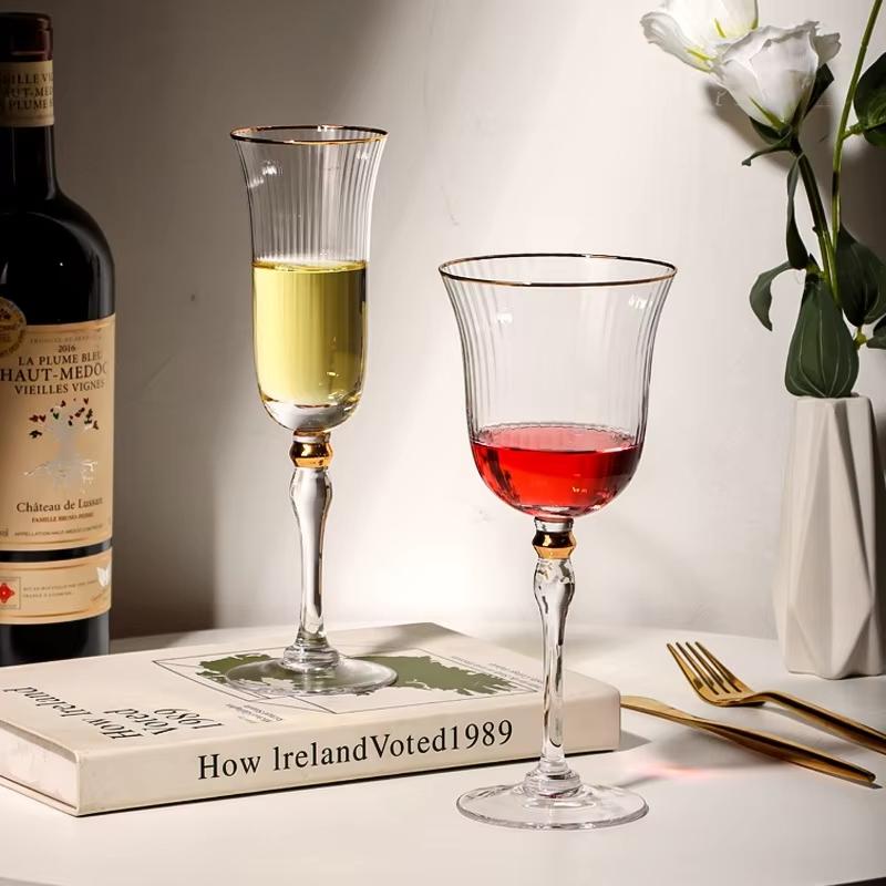 Nordic Phnom Penh Wine Glasses Champagne Glasses Model Rooms Wine Utensils Soft Furnishings Table Ornaments Glasses