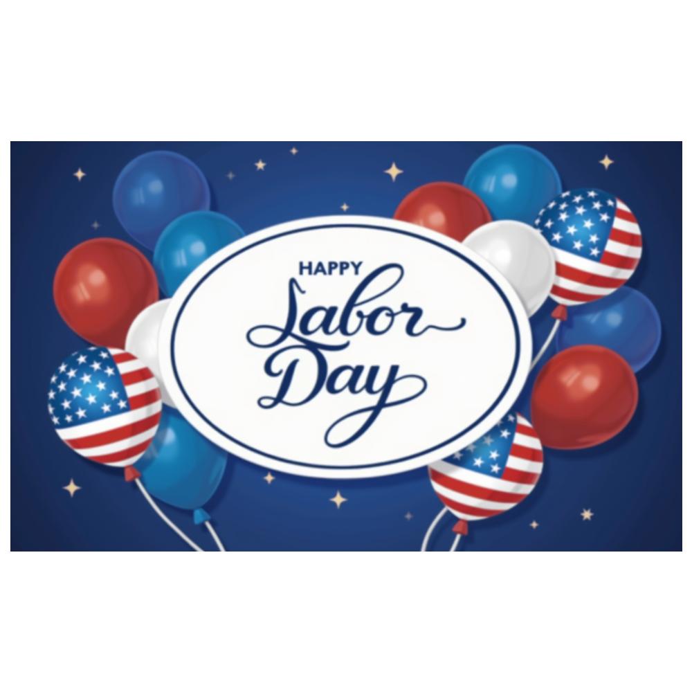 Event Decoration Stars Pattern American Celebration Red White Blue Labor Day Banner for Patriotic Event Event Decoration