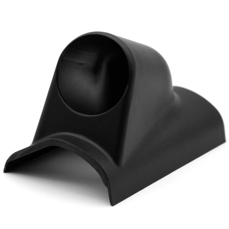 Dragon Gauge Black 2" 52mm Universal A-Pillar Single Hole Dash Gauge Meter Pod Mount Holder Left/Right Hand Drive