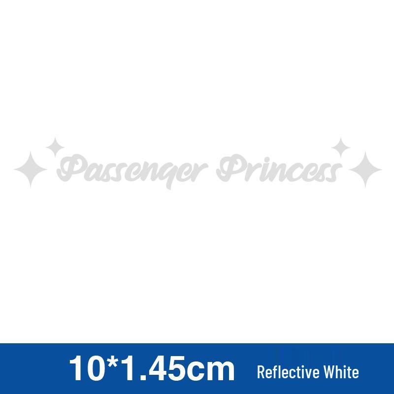 Reflective Car Sticker - Passenger Princess Rearview Mirror Decoration