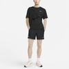 Nike T Shirts Men's Black Crew Neck Moderate Straight Fit DZ4659-010
