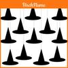 Halloween Witch Hat Paper Hanging Decorations For Party Scene Decor Set Of 12