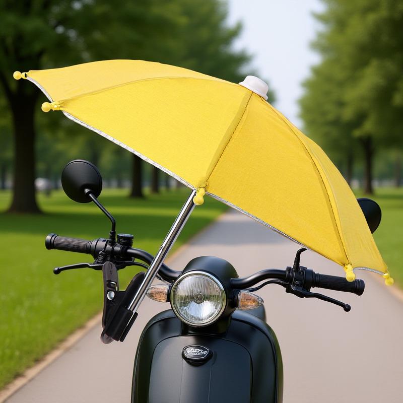 Sunshade Umbrella Waterproof Small Helmet Sunscreen Phone Stand Bracket Motorcycle Mobile Phone Holder Protect Phone From Rain