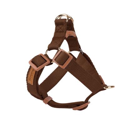 Bodelang Pure Cotton Anti-flip Y Type Harness, Chocolate Brown