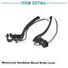 ACROPIX Left and Right Universal Wiring Handlebar Brake Levers for Motorcycle Scooter Black 2pcs