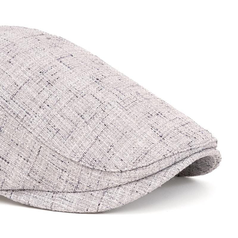 Beret Men's Spring Summer Breathable Forward Cap British Vintage Newsboy Cap