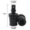 2025+ 7PCS for Impact Driver Wrench Joint Swivel Socket Adapter Reducer 3/8 1/4 1/2in Niversal Joint 3-Piece