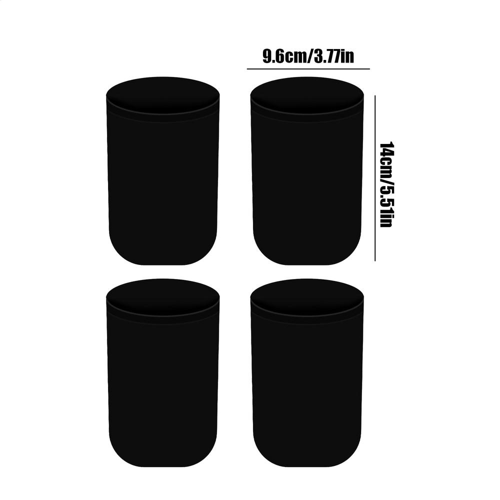 

4 Pieces Hydroponic Light Blocking Jar Sleeves for 24oz & 32oz Wide Mouth Jar Protector, Promotes Root Growth for Home Gardening
