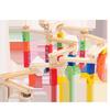 Wooden Educational Ball Track Slide & Stacking Blocks for Kids