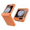 Samsung Z Flip6 Full Wrap Checkered Phone Case with Lens Film and Spring Anti-Fall Protection