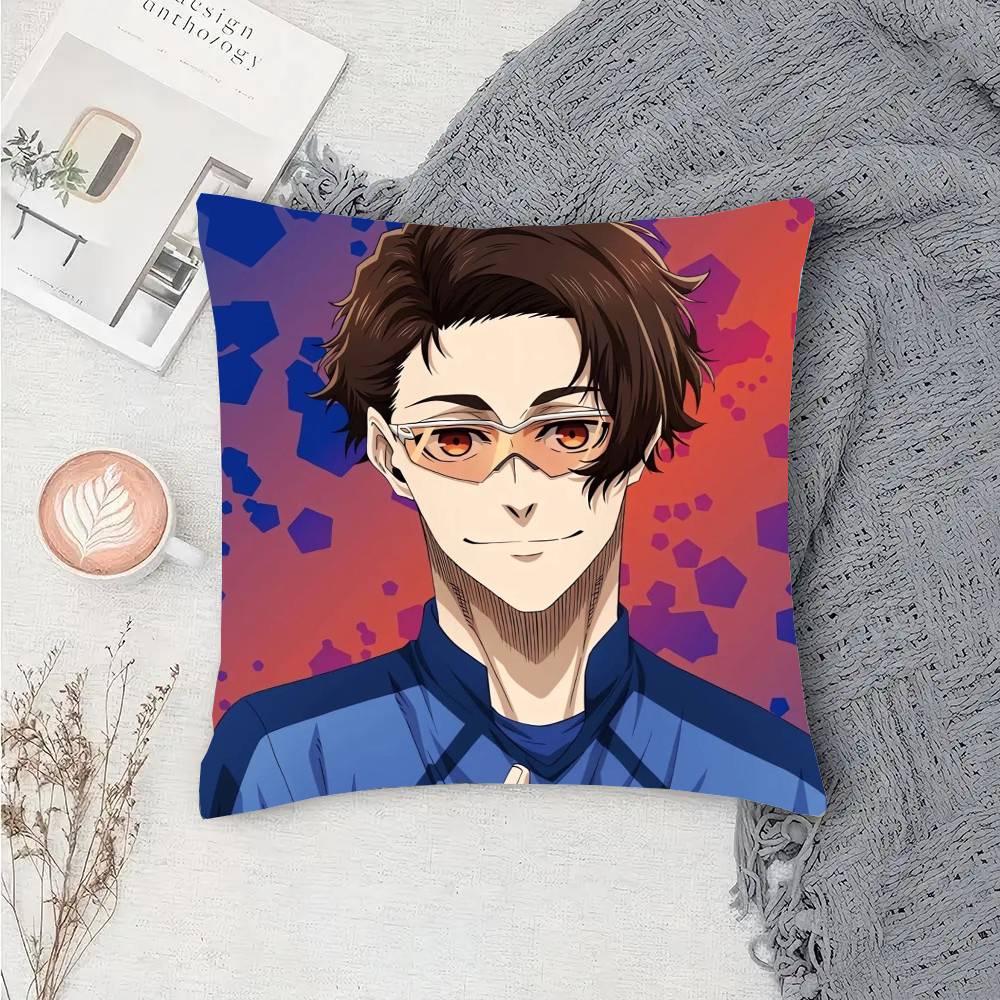Kenyu Yukimiya Anime Blue Lock Pillow Case Sofa Cushion Cover Room Home Decoration