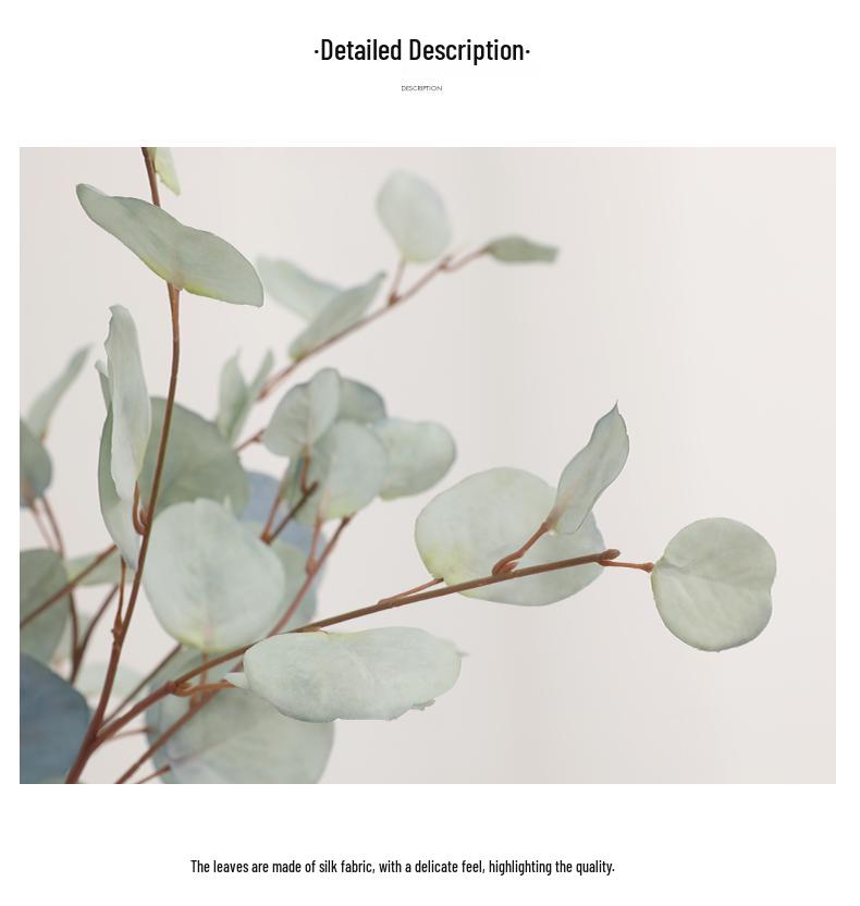 Autumn Colors Eucalyptus Dried Flower Ornaments for Living Room or Dining Table