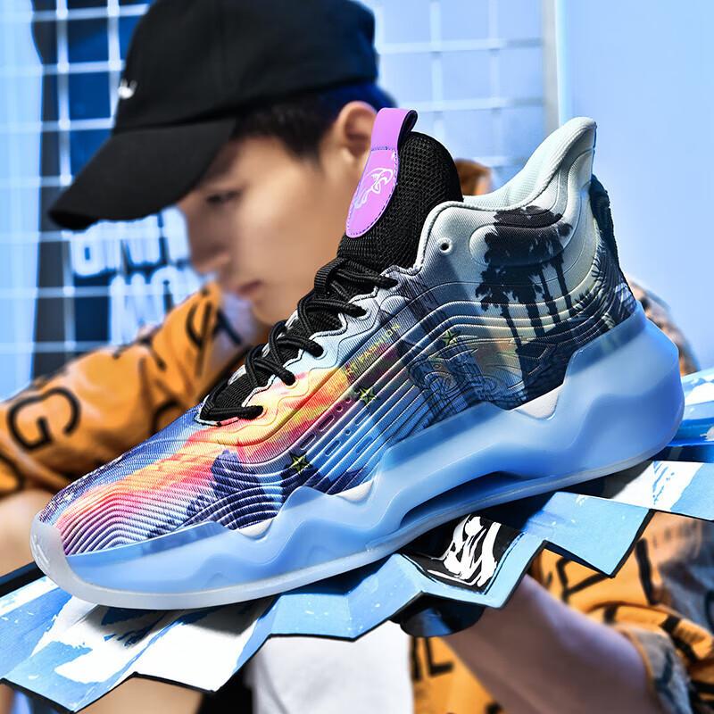 

Professional cement floor basketball shoes men s and women s carbon board Thompson KT7 air cushion teen students wear-resistant non-slip sneakers 45