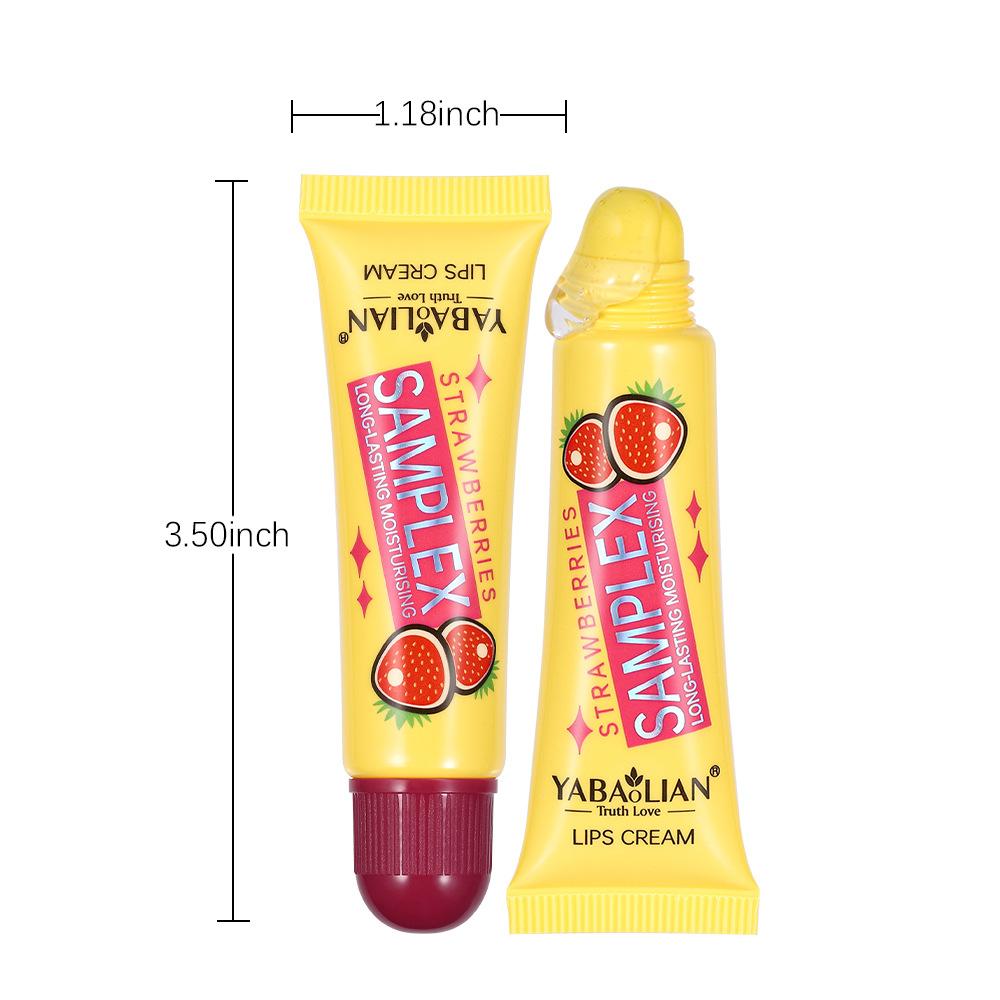 Lippenbalsam Make-up Farbloser Lippenbalsam Feuchtigkeitsspendend Feuchtigkeitsspendend Rissigkeitsvorbeugend Fruchtlippenöl