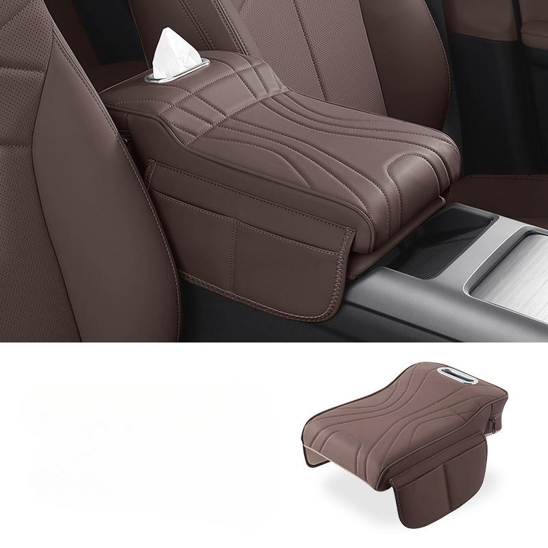 1 Stück Universal Auto mit Seitentaschen Armlehnenbox Höhenerhöhungskissen Schutzhülle Aufbewahrungstasche Multifunktionale Aufbewahrungsbox