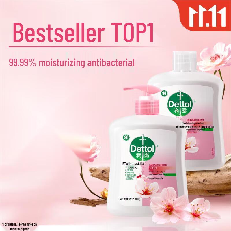 

Dettol Moisturizing Antibacterial Hand Wash