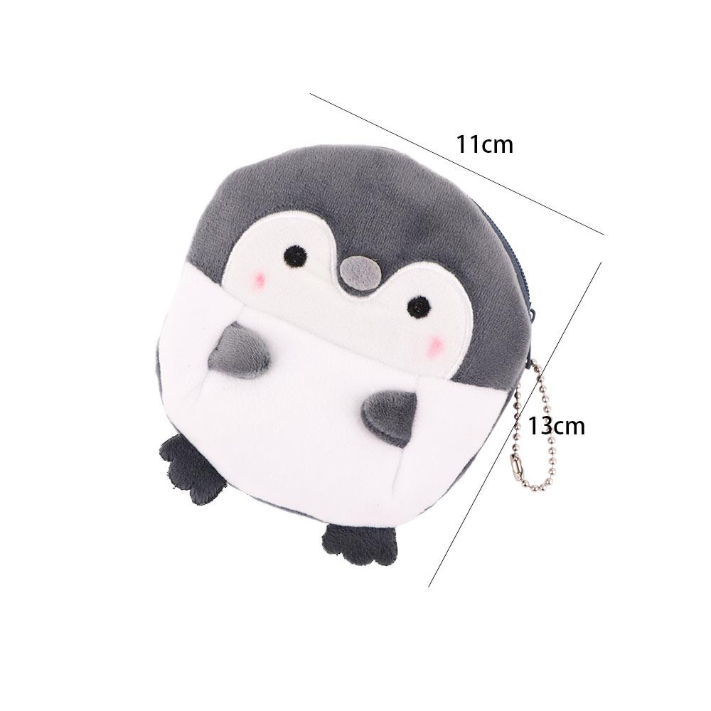 Casual Ladies Gift Key bag With keychain Penguin Mini Wallet Coin bag Earphone Bag Coin purse