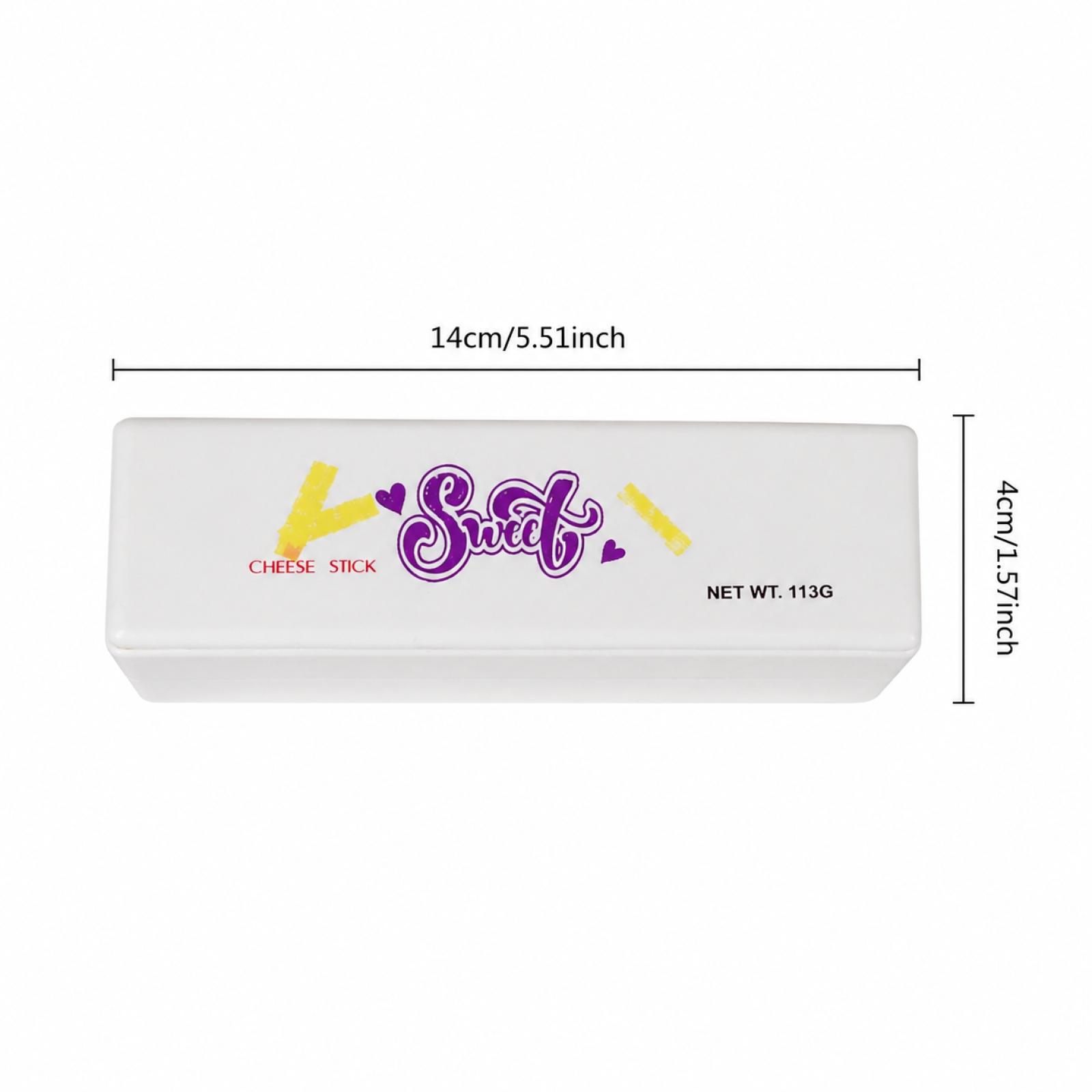 

Stick Stress Toy Milk Stick Shaped Squeezing Sensory Decompression Soft Material Novelty Gift for Desk Home Office Use One Size