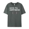 Keys To Happiness It Computer Tech Pun Women Graphic T Shirts Unisex Cotton Unisex Clothes