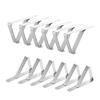 12Pcs Table Holder Steel Fixing Triangle Tablecloth Cover Clips