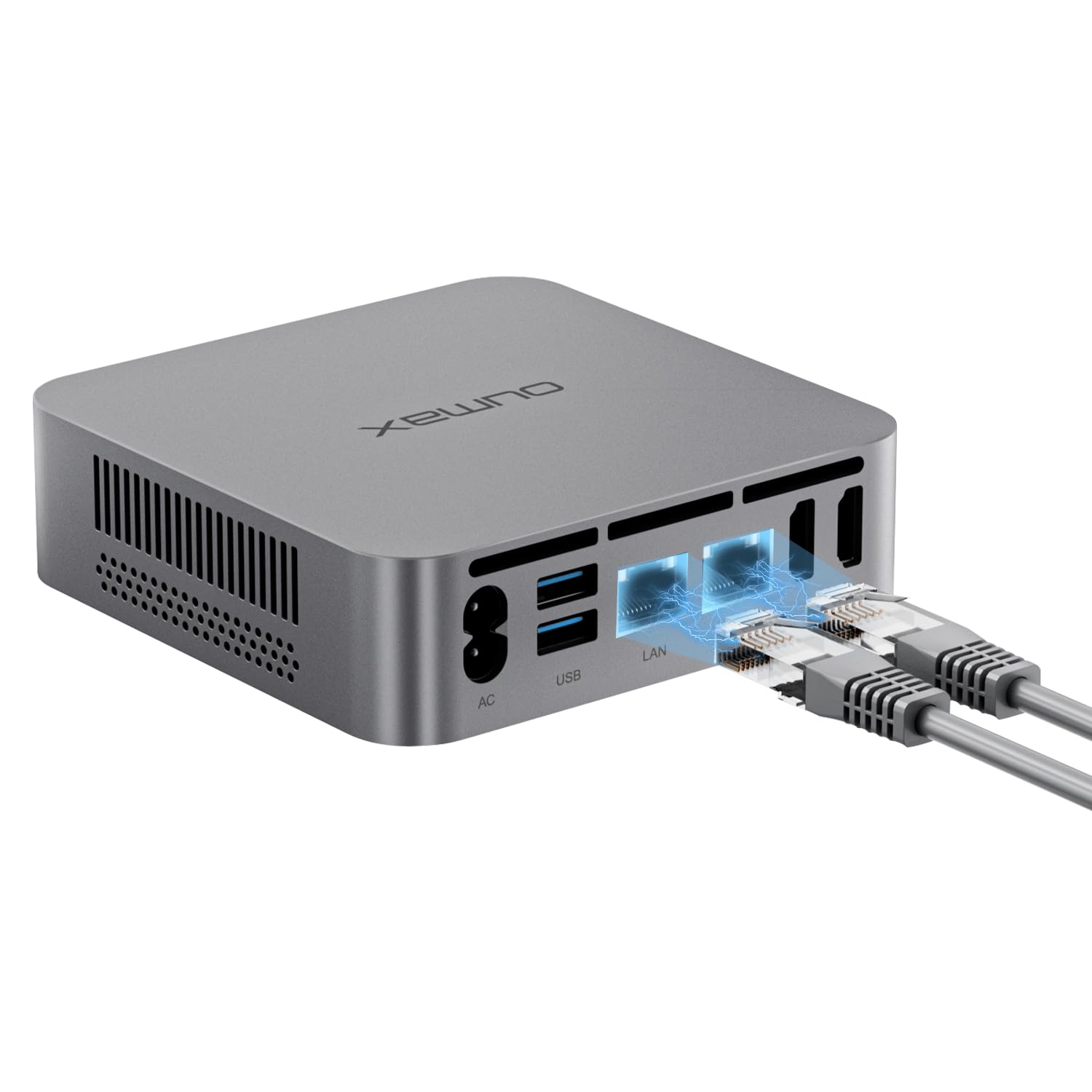 

OUMAX Mini PC 12th Generation Intel Alder Lake N100 Max 4 Threads 16GB SSD Mini Computer 4TB Expandable miniPC Small PC Power Heat Dissipation High