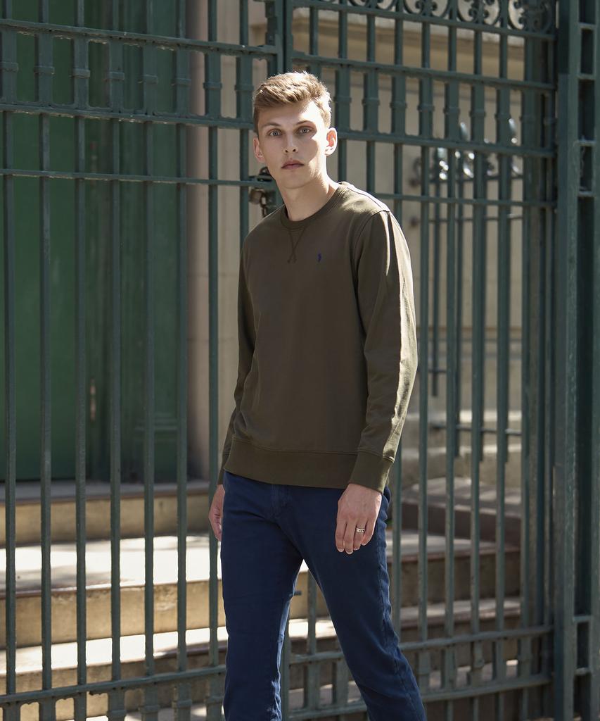 USPOLOASSN Cotton Sweatshirt_Khaki
