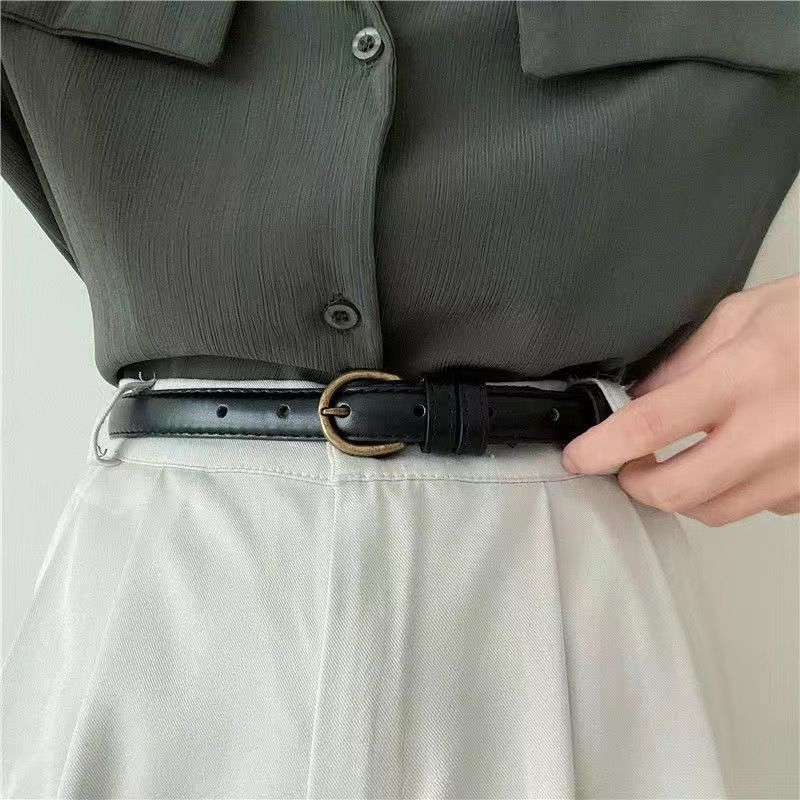 Unique Womens Pu Belt With No Hole Design And Striking Buckle Styles Perfect For Fashion Modern