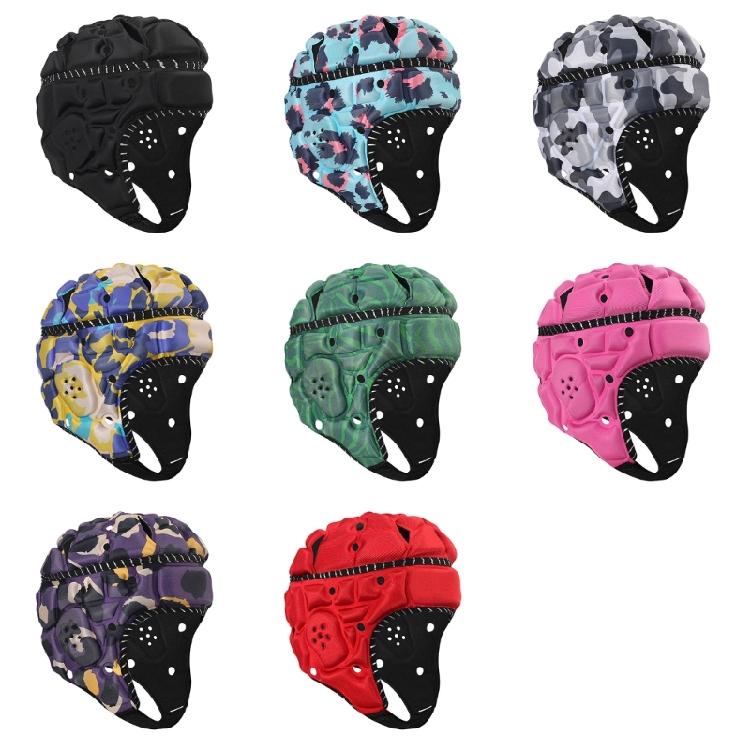 Praktische verstellbare Jugend-Torwartkappe mit Schaumstoffpolsterung Sport-Schutzhelm Geeignet für 48 bis 53cm Kopfumfang