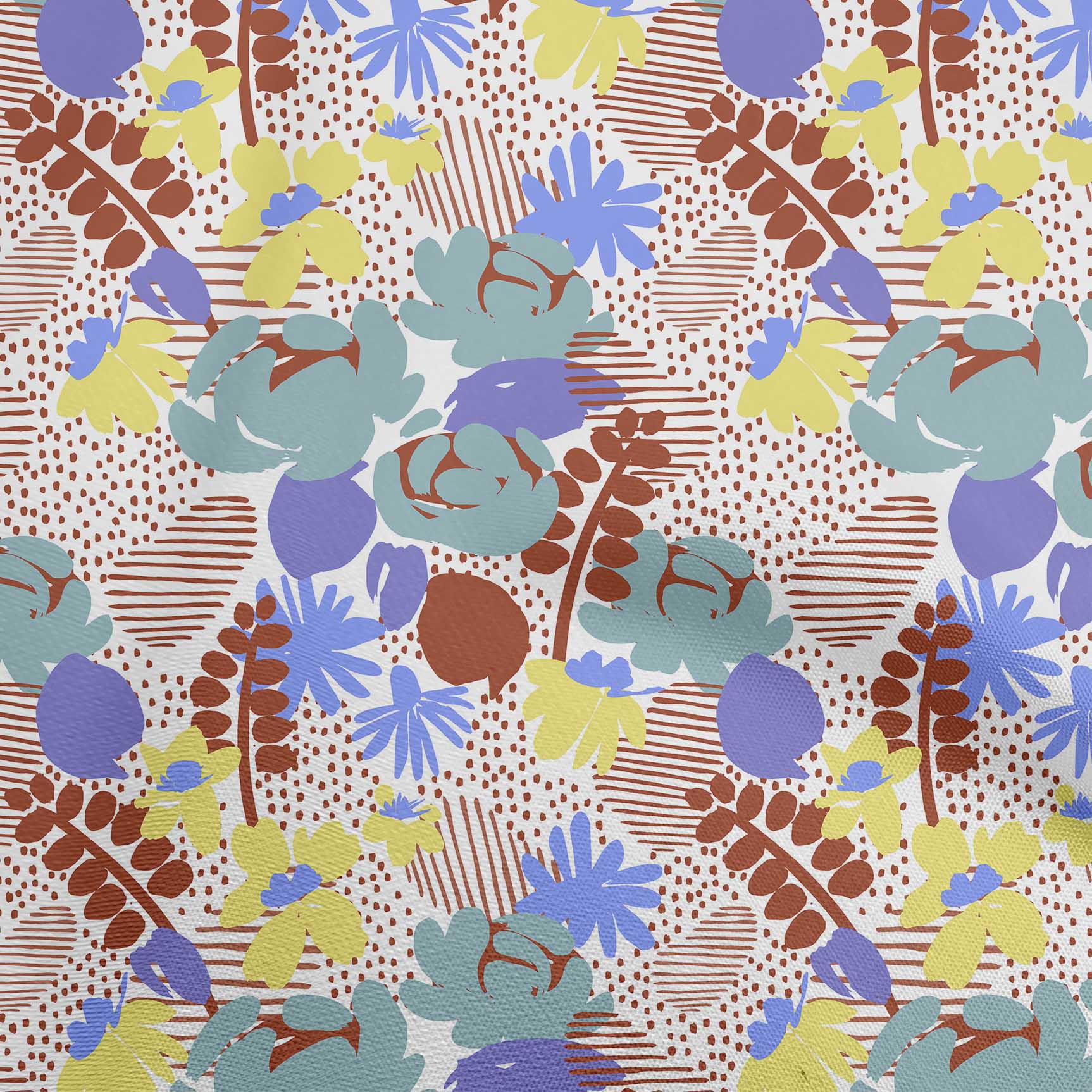 

oneOone Cotton Flex Green Fabric Abstract Quilting Supplies Print Sewing Fabric By The Yard 40 Inch 42 Inch Wide - Viscose Chiffon фіолетовий