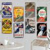 Motor Oil Poster Vintage Metal Plate Energol Oilzum Car Parts Oil Change Metal Tin Signs Wall Decor Garage Club Man Cave