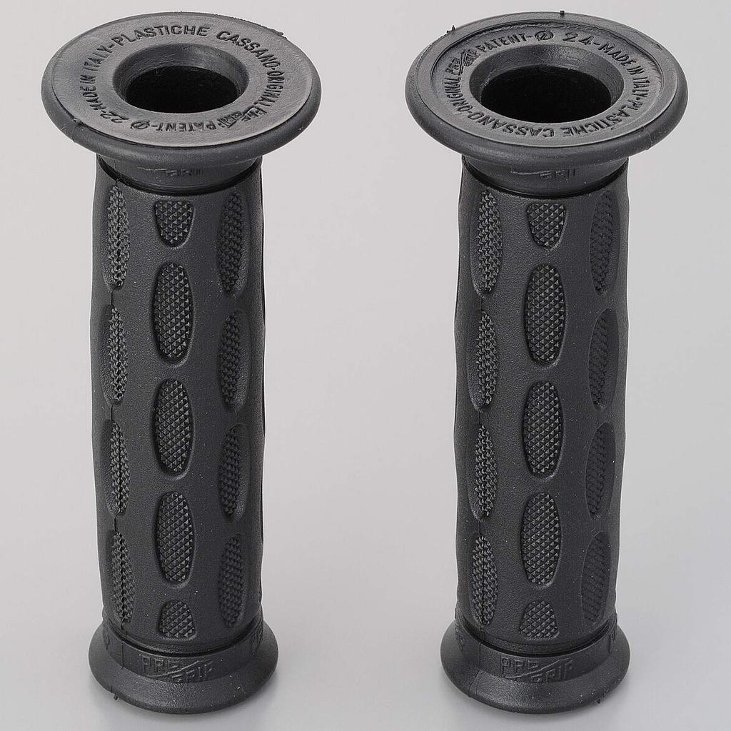Motocyklové gripy Daytona PROGRIP pro průměr řídítek 125 mm Standardní guma Typ 713 Černé 98033 22,2 Prostupný konec