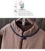 Women's Retro Mid-Length Cotton Jacket - Thick, Warm, Loose-Fit Winter Coat for 2026
