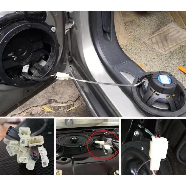 car Front rear Door Speaker horn audio mat mount Adapter Bracket Ring 6.5" inch for renault koleos