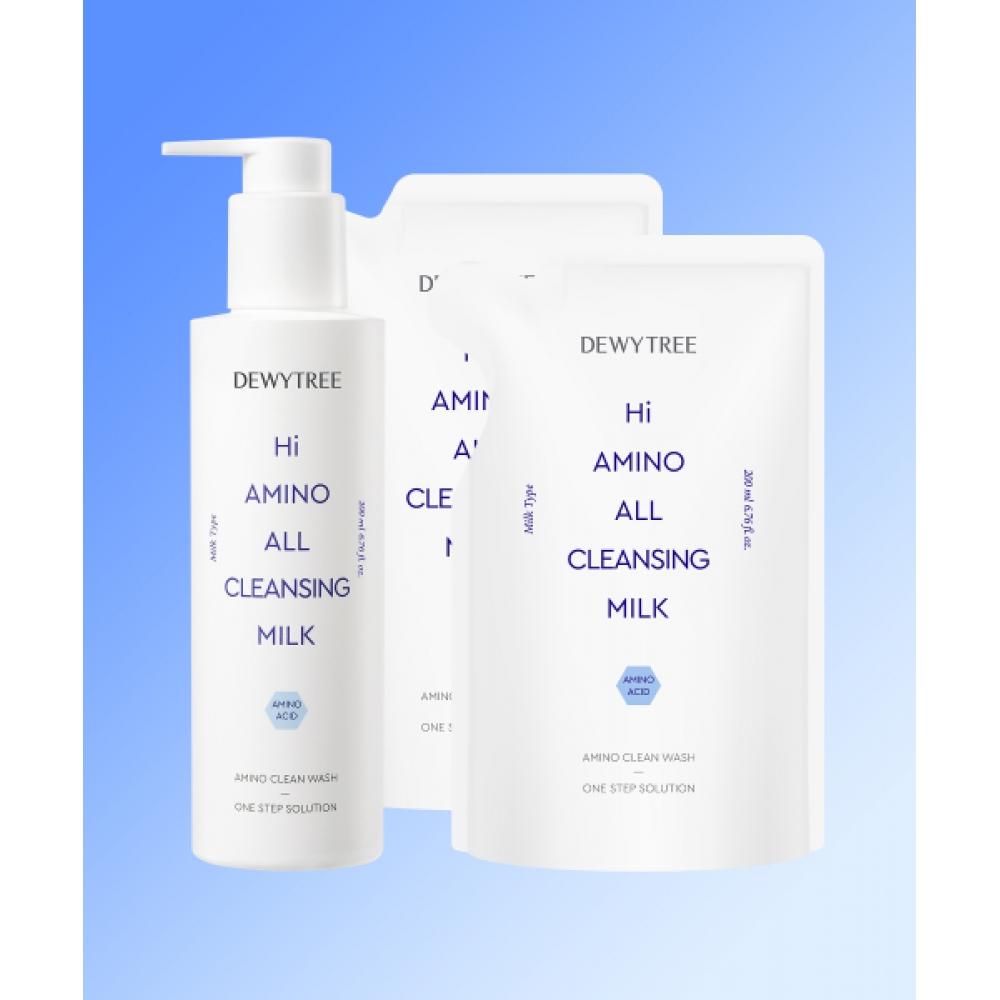

Dewytree [total 600ml Main Item 200ml+refill 200ml 2] High Amino All Cleansing Milk Large Set NONE