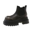 Thick-soled heightening Chelsea boots new small cigarette tube short boots Martin boots women
