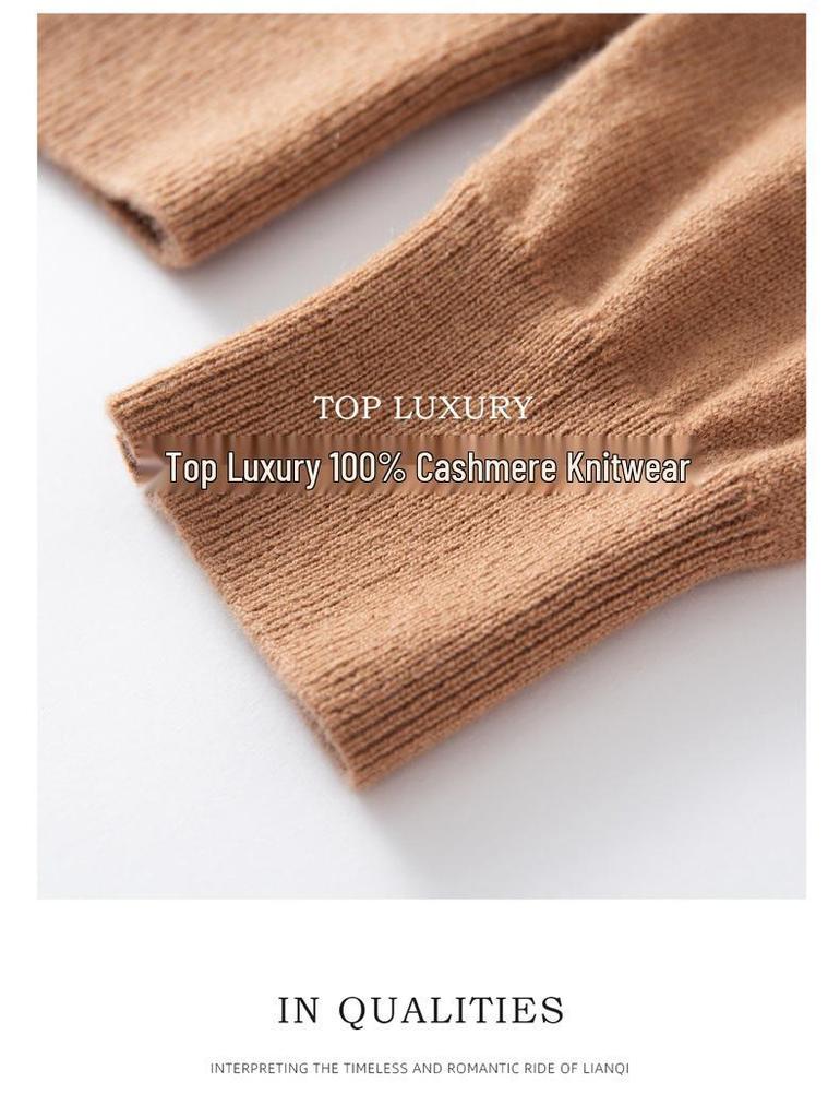 Autumn 2025 Women's Fashion Diamond Check Cashmere Cardigan