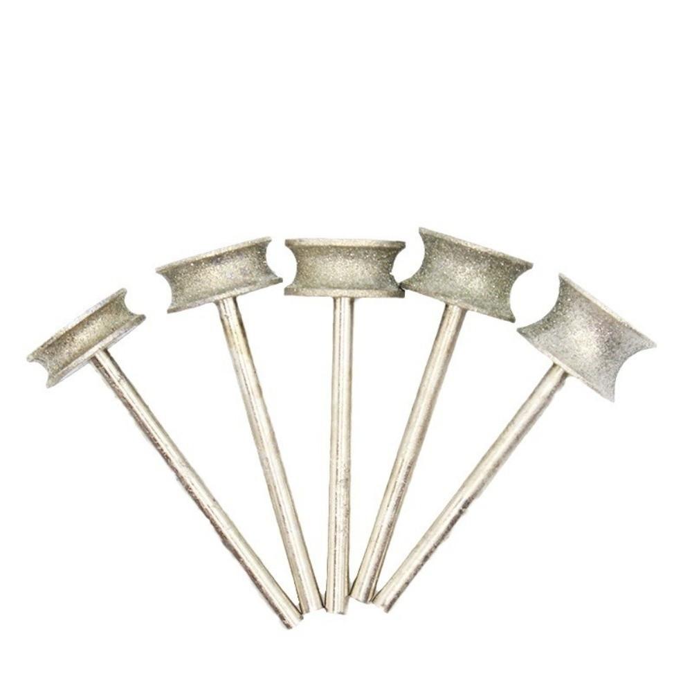Shank Diameter 3mm Diamond Grinding Wheel 2-8mm Size Polishing Wheel  Glass Grinding