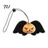Plush Cat Neck Decoration Halloween Pet Collar Charm, Ghost Pumpkin Pendant, Soft Stuffed Gift for Lovers Hanging Ornament Cats, Small