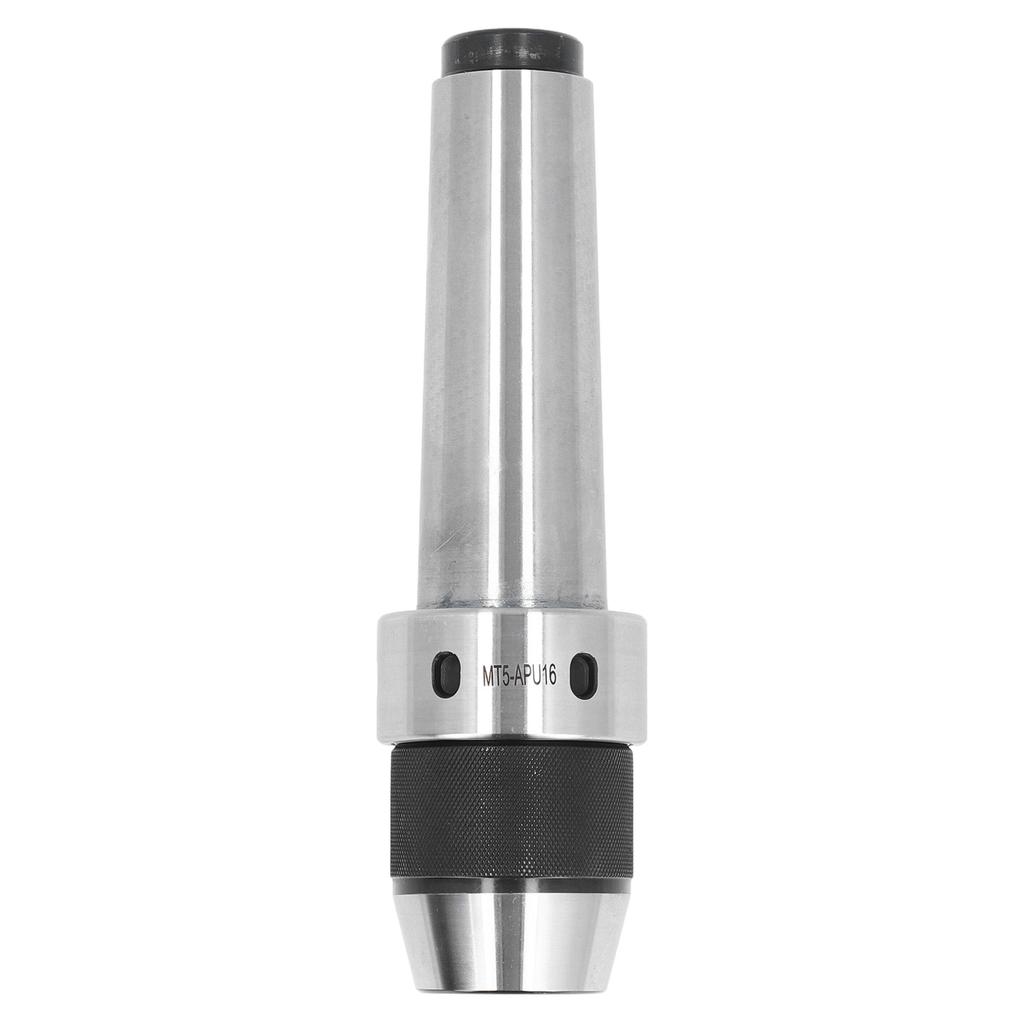 Self Tightening Keyless Drill Chuck MTB5 APU16 MT5 Morse Taper Mounting Base 3 to 16mm Adjustable 3