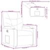 Recliner Chair with Lift Assist Electric Burgundy Fabric